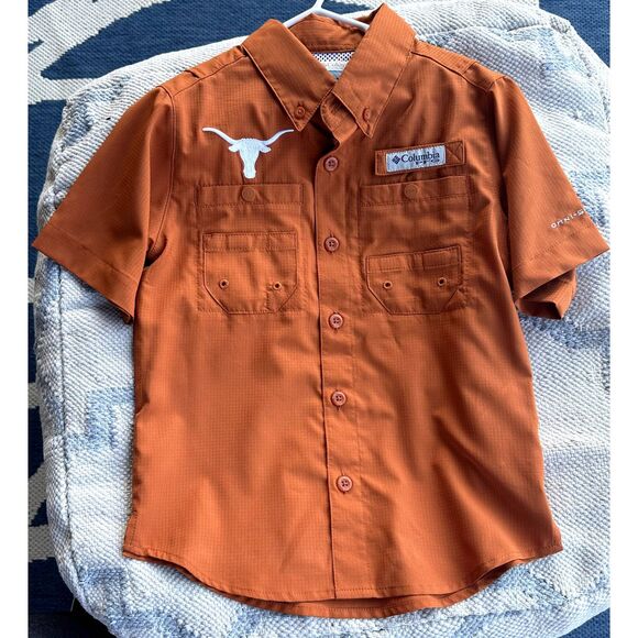 Colombia BOY UT Short Sleeve Top Shirt, sz 6 - Picture 1 of 10